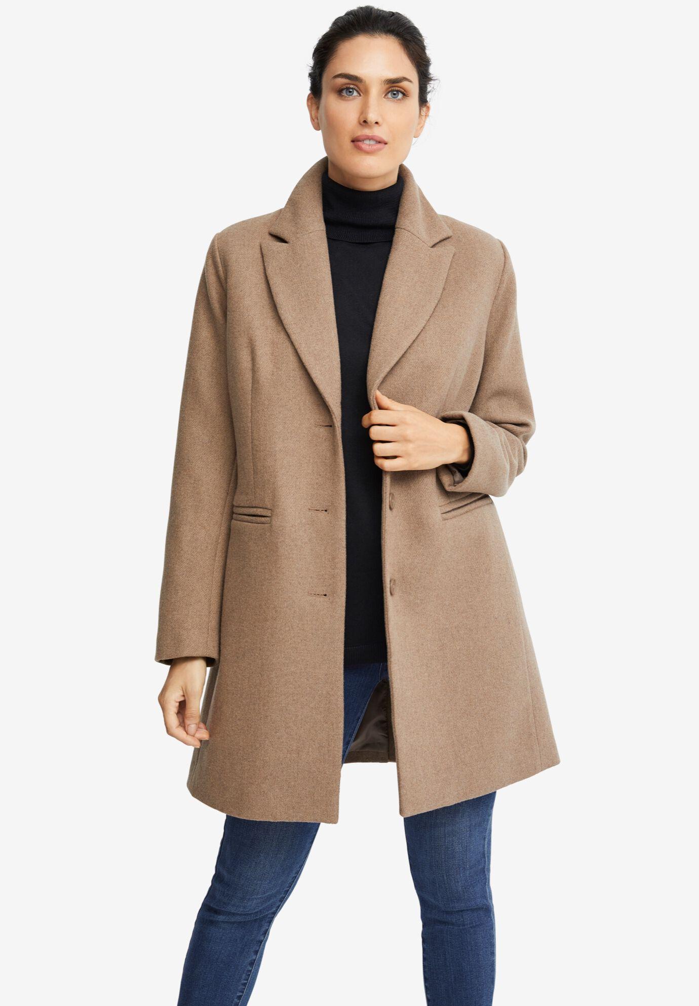 classic wool-blend coat – Shop The Firesclassics Womens Collection.